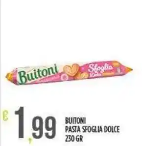 Netto Supermercati BUITONI Pasta sfoglia dolce offerta