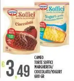 Netto Supermercati CAMEO Torte soffici margherita/ cioccolato/yogurt offerta