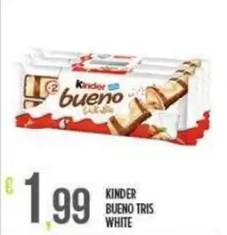 Netto Supermercati KINDER bueno tris white offerta