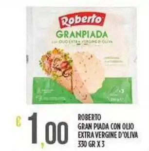 Netto Supermercati ROBERTO Gran piada con olio extra vergine d'oliva offerta