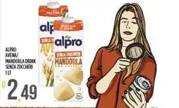 Netto Supermercati ALPRO Avena/ mandorla drink senza zuccheri offerta