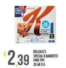 Netto Supermercati KELLOGG'S Special k barrette offerta