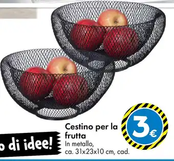 Tedi Cestino per la frutta offerta