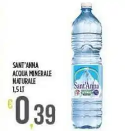 Netto Supermercati SANT'ANNA Acqua minerale naturale offerta