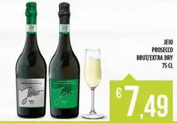 Netto Supermercati JEIO Prosecco brut/extra dry offerta