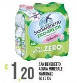 Netto Supermercati SAN BENEDETTO acqua minerale naturale offerta