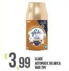 Netto Supermercati GLADE Automatic ricarica vari tipi offerta