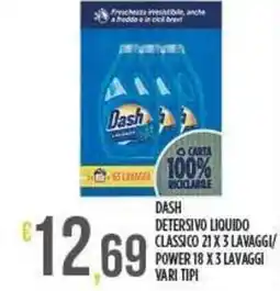 Netto Supermercati DASH Detersivo liquido classico offerta