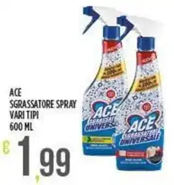 Netto Supermercati ACE Sgrassatore spray offerta