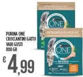 Netto Supermercati PURINA ONE croccantini gatto offerta