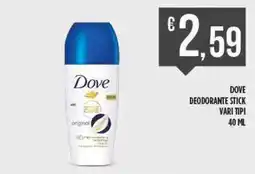 Netto Supermercati DOVE Deodorante stick offerta