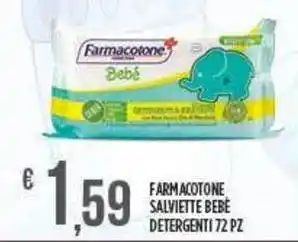 Netto Supermercati FARMACOTONE Salviette bebe detergenti offerta