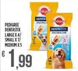 Netto Supermercati PEDIGREE Dentastix largex 4/ small x 7/ medium x5 offerta