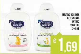 Netto Supermercati NEUTRO ROBERTS detergente intimo offerta