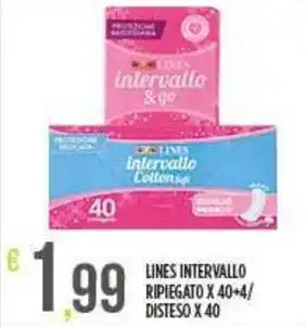 Netto Supermercati LINES Intervallo ripiegato offerta