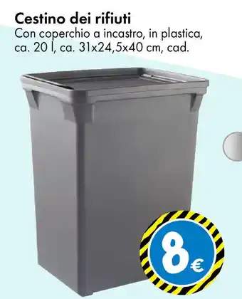 Tedi Cestino dei rifiuti offerta