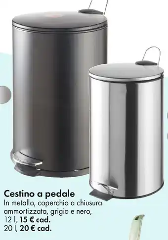 Tedi Cestino a pedale offerta