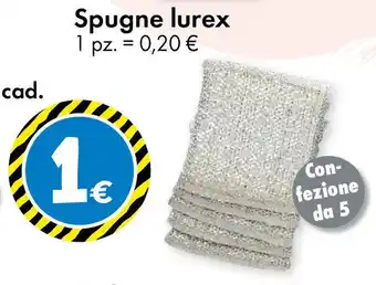 Tedi Spugne lurex offerta