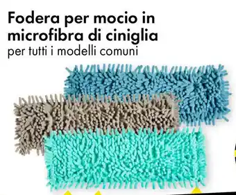 Tedi Fodera per mocio in microfibra di ciniglia offerta