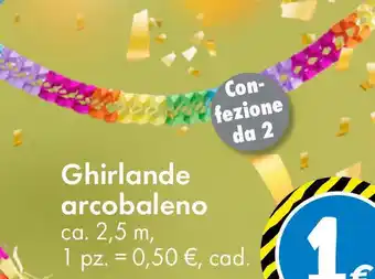 Tedi Ghirlande arcobaleno offerta