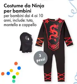 Tedi Costume da Ninja per bambini offerta