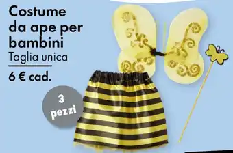 Tedi Costume da ape per bambini offerta