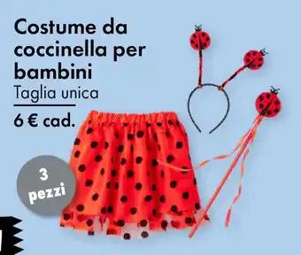 Tedi Costume da coccinella per bambini offerta