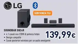 Unieuro LG Soundbar sqc4r offerta