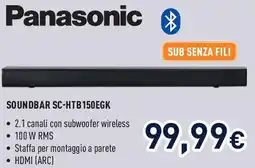 Unieuro PANASONIC Soundbar sc-htb150egk offerta