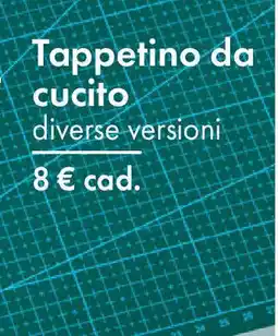 Tedi Tappetino da cucito offerta