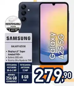 Unieuro SAMSUNG Galaxy a25 5g offerta