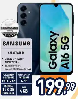 Unieuro SAMSUNG Galaxy a165g offerta