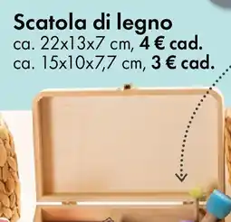 Tedi Scatola di legno offerta