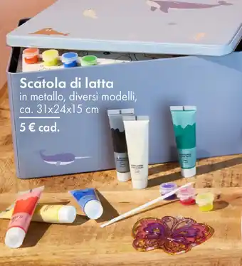 Tedi Scatola di latta offerta