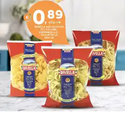 Extra Supermercati Divella nidi di pasta fettuccine/ pappardelle / tagliatelle offerta