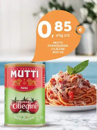 Extra Supermercati Mutti pomodorini ciliegini offerta