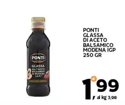 Extra Supermercati Ponti glassa di aceto balsamico modena igp offerta