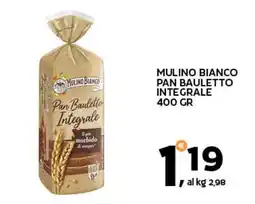 Extra Supermercati Mulino bianco pan bauletto integrale offerta