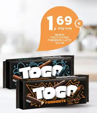 Extra Supermercati Pavesi togo classic fondente/latte offerta