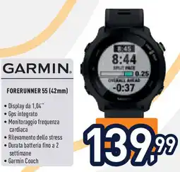 Unieuro GARMIN. Forerunner 55 (42mm) offerta