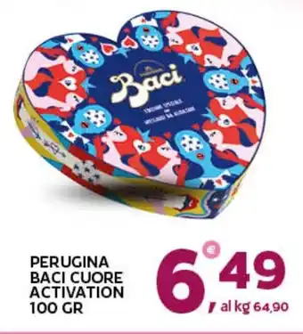 Extra Supermercati Perugina baci cuore activation offerta