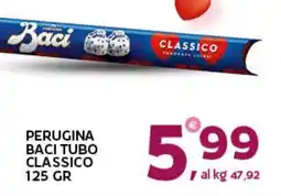 Extra Supermercati Perugina baci tubo classico offerta