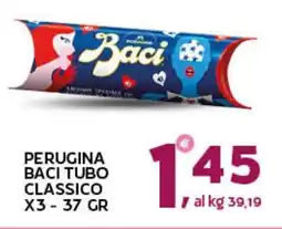 Extra Supermercati Perugina baci tubo classico offerta