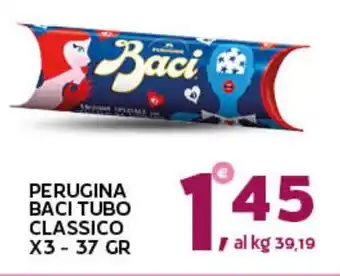 Extra Supermercati Perugina baci tubo classico offerta