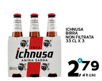 Extra Supermercati Ichnusa birra non filtrata offerta