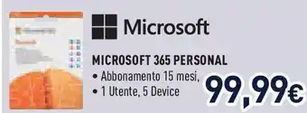 Unieuro MICROSOFT 365 personal offerta