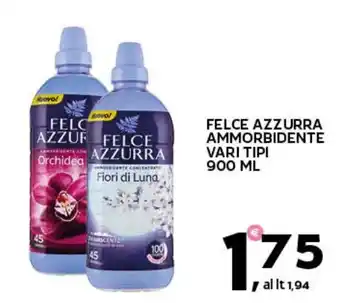 Extra Supermercati Felce azzurra ammorbidente vari tipi offerta