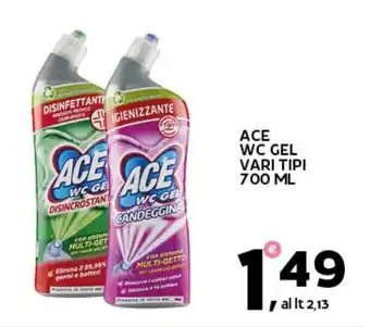 Extra Supermercati Ace wc gel vari tipi offerta