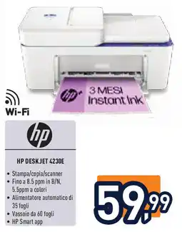 Unieuro HP Deskjet 4230e offerta