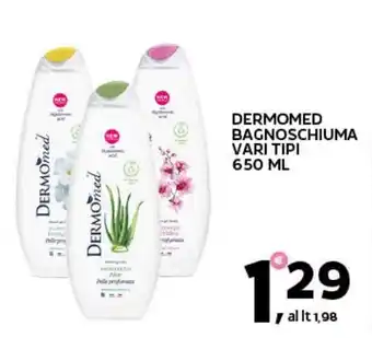 Extra Supermercati Dermomed bagnoschiuma vari tipi offerta